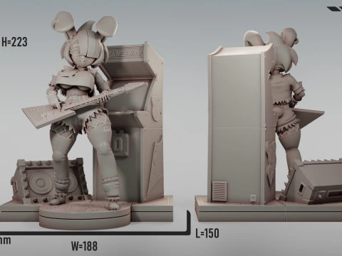 Bonfie 2 Frennis Night Club 3D Print Model