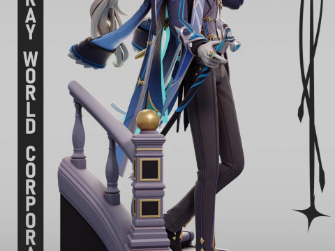 Neuvillette Melusent Gift Genshin Impact 3D Print Model