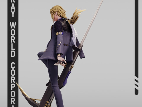 Hugo Vlad Zenless Zone Zero 3D Print Model