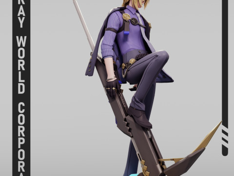 Hugo Vlad Zenless Zone Zero 3D Print Model