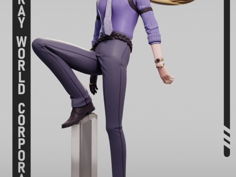 Hugo Vlad Zenless Zone Zero 3D Print Model