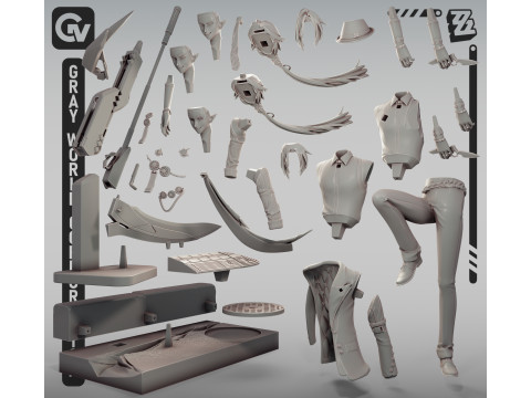 Hugo Vlad Zenless Zone Zero 3D Print Model