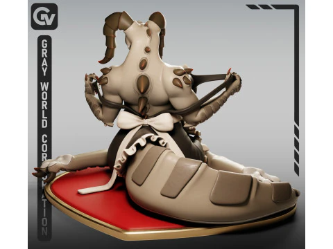 Deathclaw Maid Fallout 3D Print Model