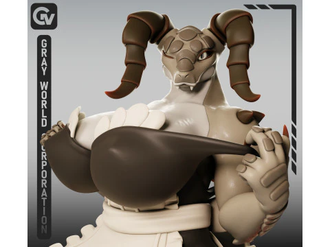 Deathclaw Maid Fallout 3D Print Model