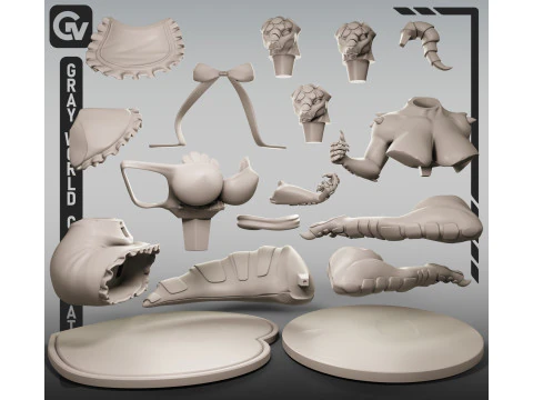 Deathclaw Maid Fallout 3D Print Model