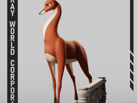 The Golden Antelope 3D Print Model