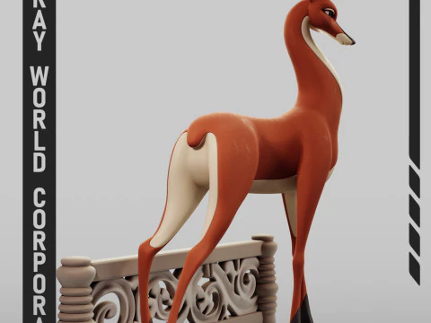 The Golden Antelope 3D Print Model