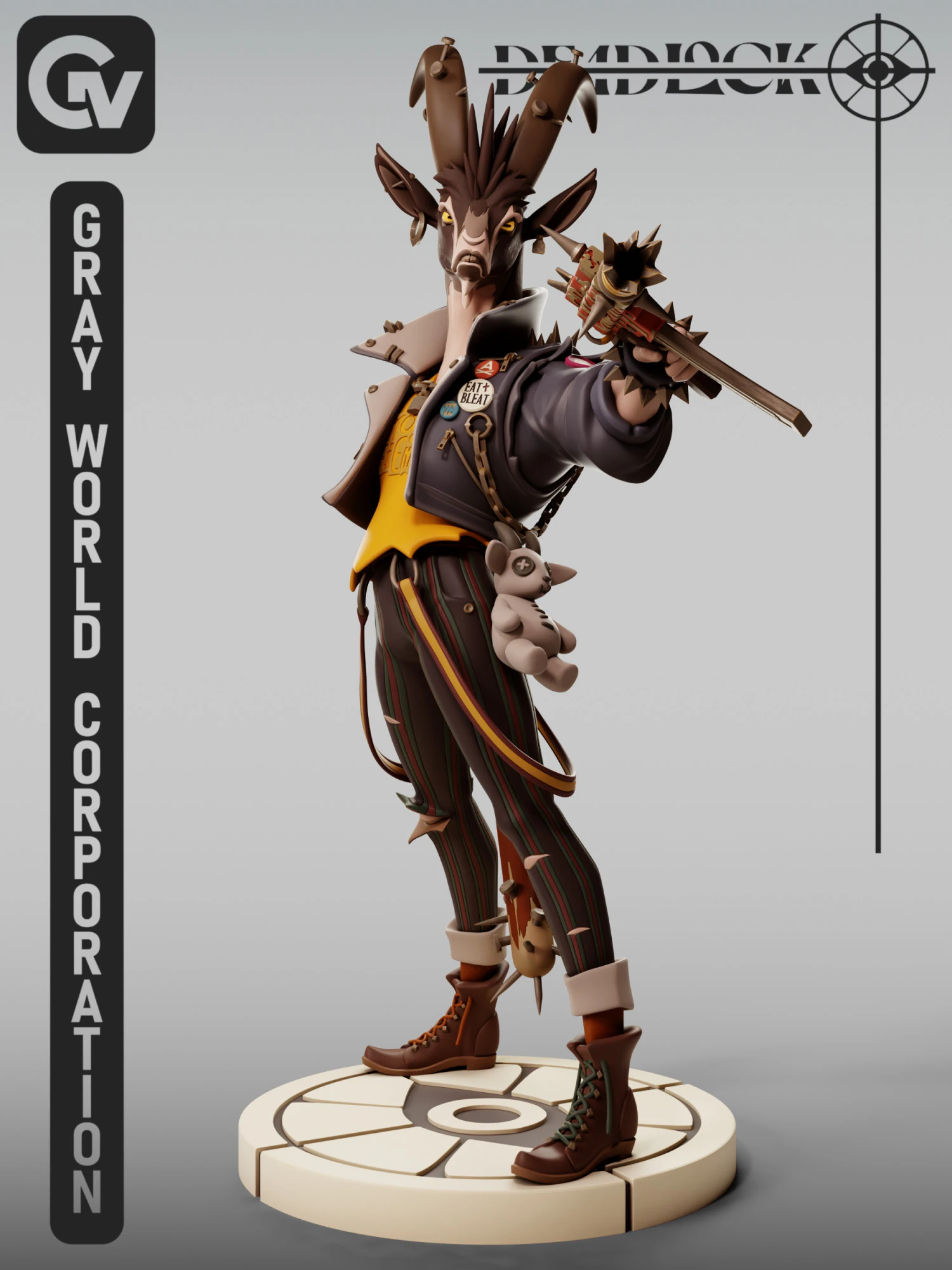 Billy el punto muerto Modelo de impresión 3D .c4d .max .obj .3ds .fbx .stl .blend 