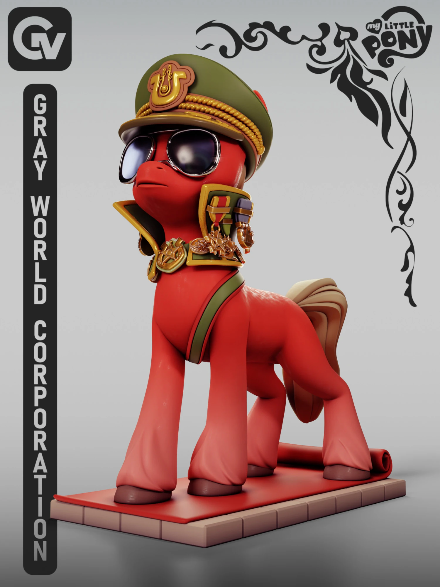 Sprout Cloverleaf My Little Pony 3D Print Model .c4d .max .obj .3ds .fbx .stl .blend 