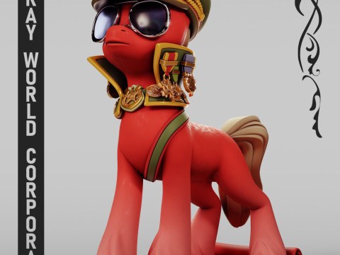 Sprout Cloverleaf My Little Pony 3D Print Model