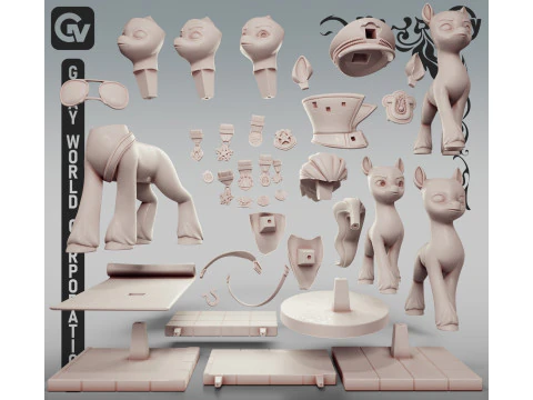 Sprout Cloverleaf My Little Pony 3D Print Model