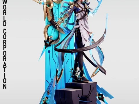 Dottore Heretic Of The False Moon Genshin Impact 3D Print Model