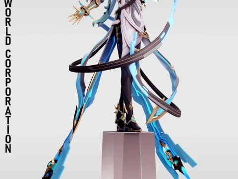 Dottore Heretic Of The False Moon Genshin Impact 3D Print Model