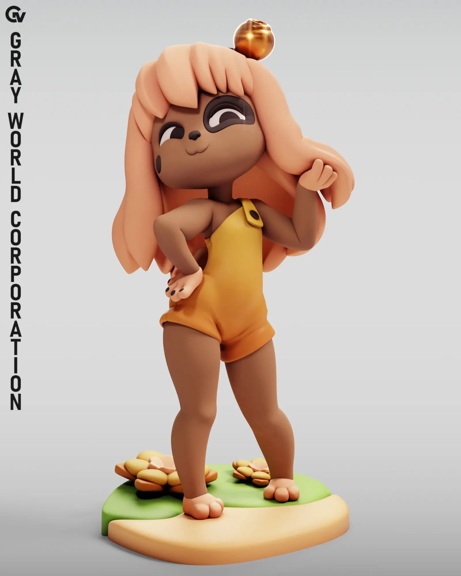 Lilotte Krosmoz 3D Print Model .c4d .max .obj .3ds .fbx .stl .blend 