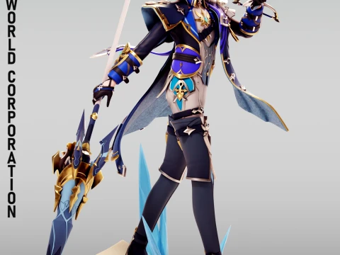 Lohen Genshin Impact 3D Print Model