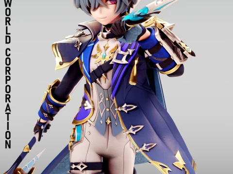 Lohen Genshin Impact 3D Print Model