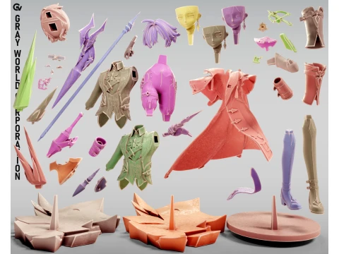 Lohen Genshin Impact 3D Print Model