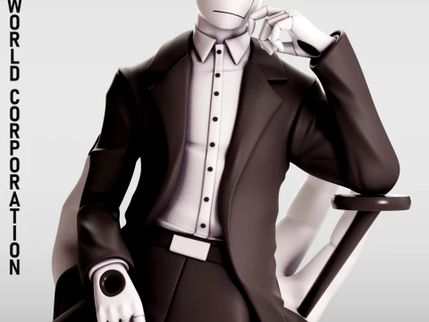 Gaster Undertale Modelo de Impressão 3D