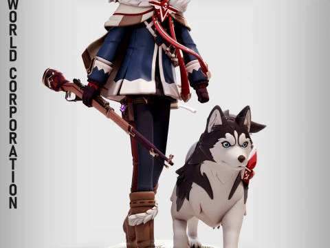Alyosha Genshin Impact 3D Print Model