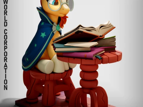 Sunburst My Little Pony 3D Print Model