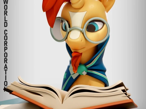 Sunburst My Little Pony 3D Print Model