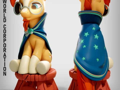 Sunburst My Little Pony 3D Print Model