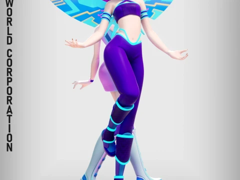 Tecna Winx Club 3D Print Model