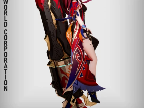 Chasca Genshin Impact 3D Print Model