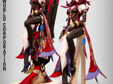 Chasca Genshin Impact 3D Print Model