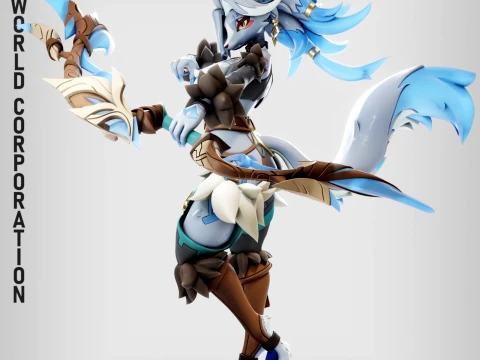 Voywolf Hunter Genshin Impact 3D Druckmodell