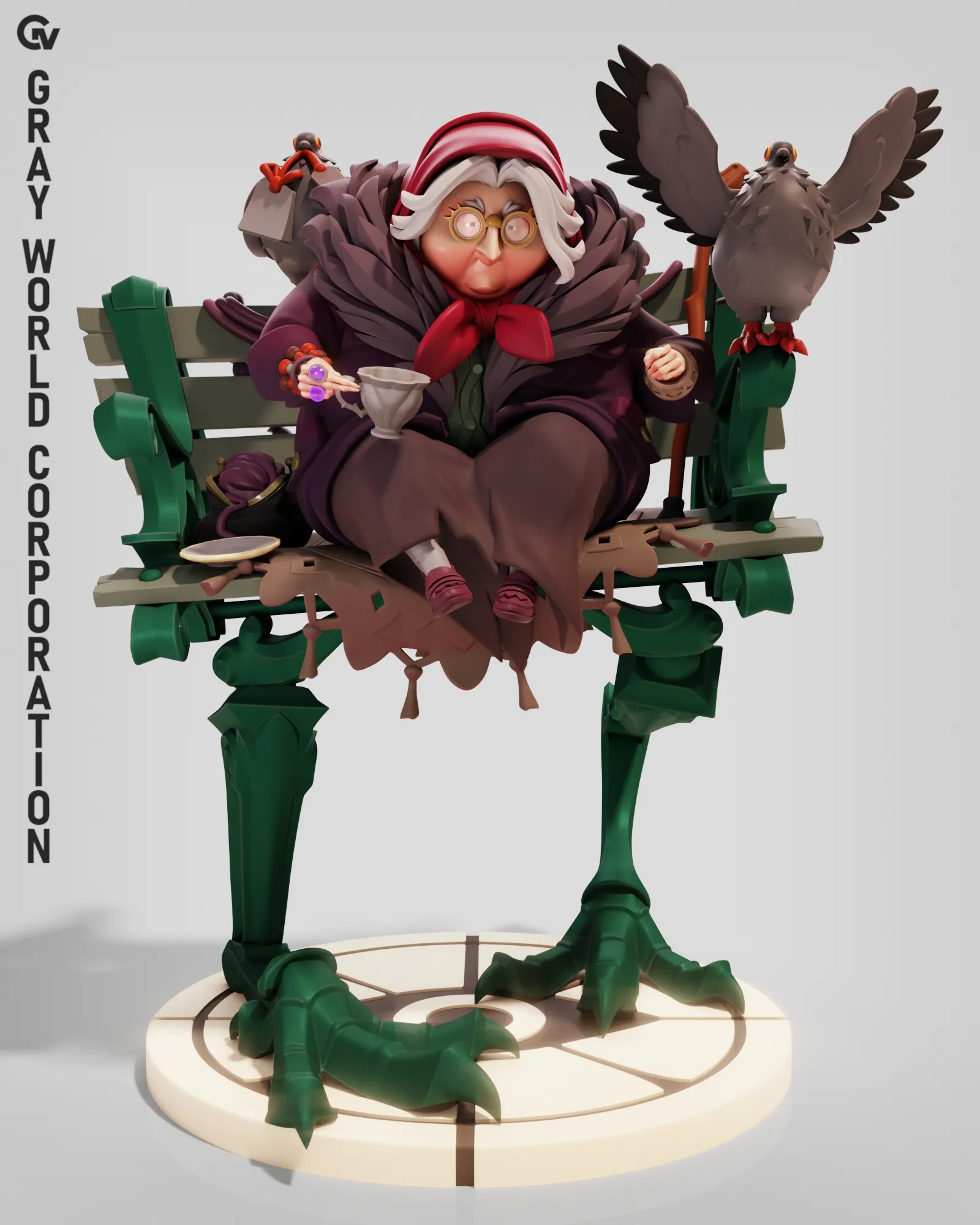 Baba The Deadlock 3D Print Model .c4d .max .obj .3ds .fbx .stl .blend 