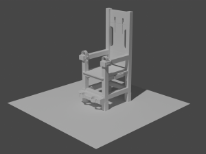 the chair of the suicide bomber 3D 模型