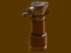 bruciatore Modello 3D