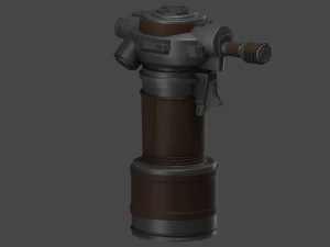 bruciatore Modello 3D