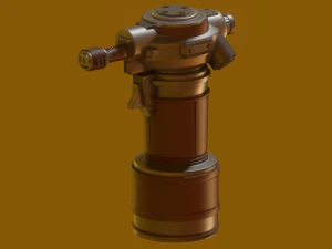 bruciatore Modello 3D