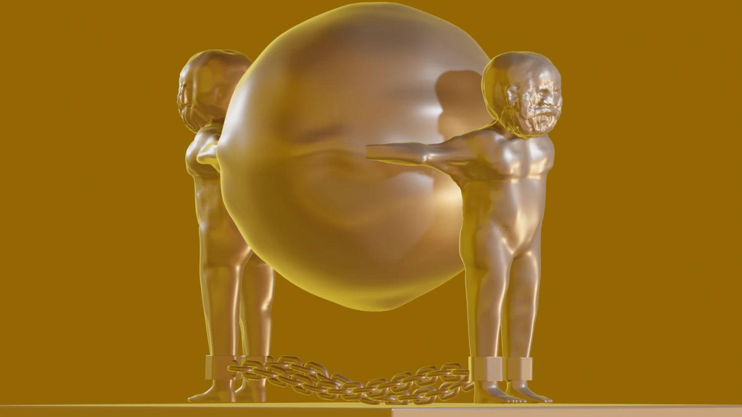 men holding a stone 3D Model .c4d .max .obj .3ds .fbx .stl .blend 