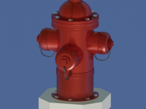 fire hydrant Modèle 3D