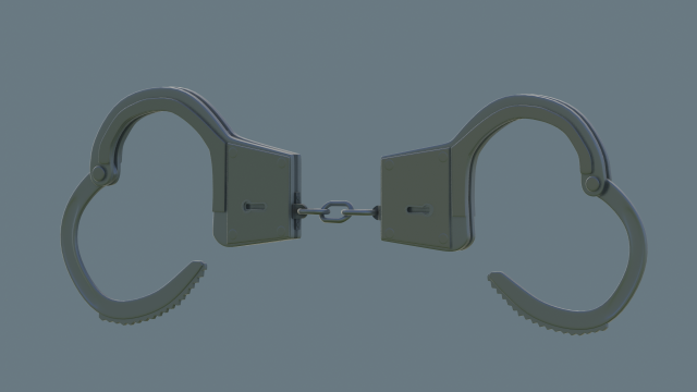 handcuff 3D 모델 .c4d .max .obj .3ds .fbx .stl .blend 