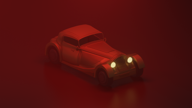 old car Model 3D .c4d .max .obj .3ds .fbx .stl .blend 