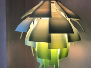 lampada interna Modello 3D