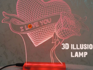 3d lamp illusion 3D Model