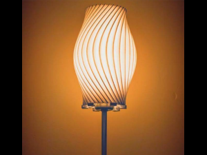 twisted lamp 3D मॉडल