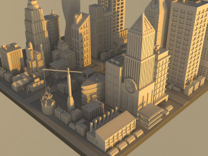 white city Modelo 3D