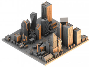 white city 3D Model