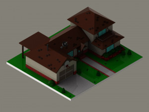 rick and mortys house 3D Model