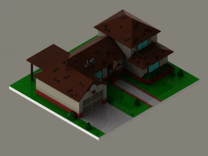 rick ve morty'nin evi 3D Model