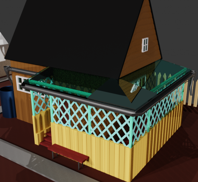 house Modèle 3D .c4d .max .obj .3ds .fbx .stl .blend 