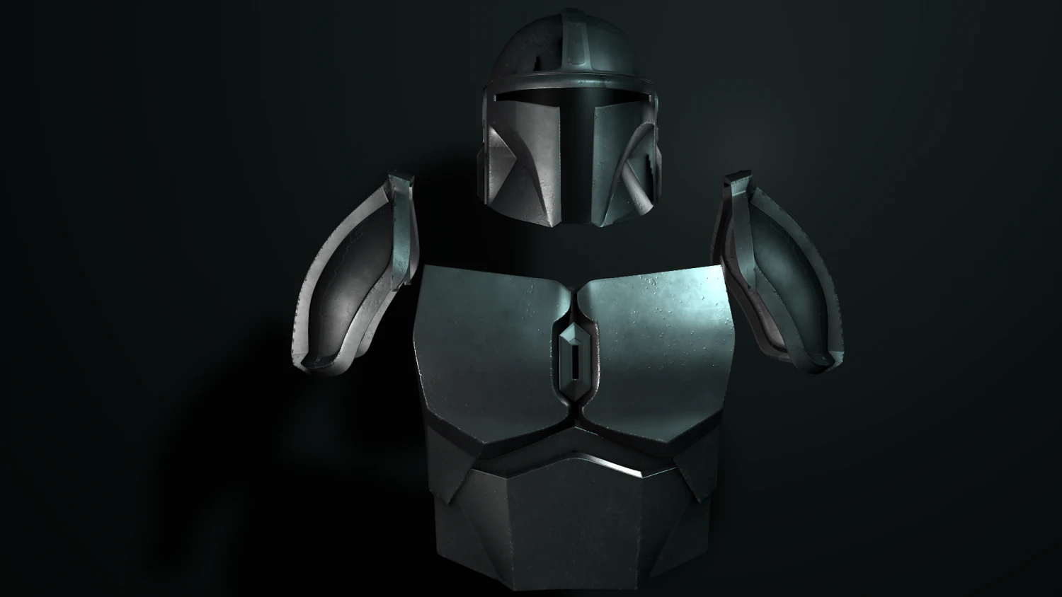 mandalorian armor 3D Model .c4d .max .obj .3ds .fbx .stl .blend 