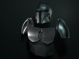 mandalorian armor 3D Model