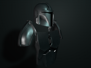 mandalorian armor Modello 3D